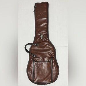 Vintage Yamaha Leather Electric Guitar Travel Bag